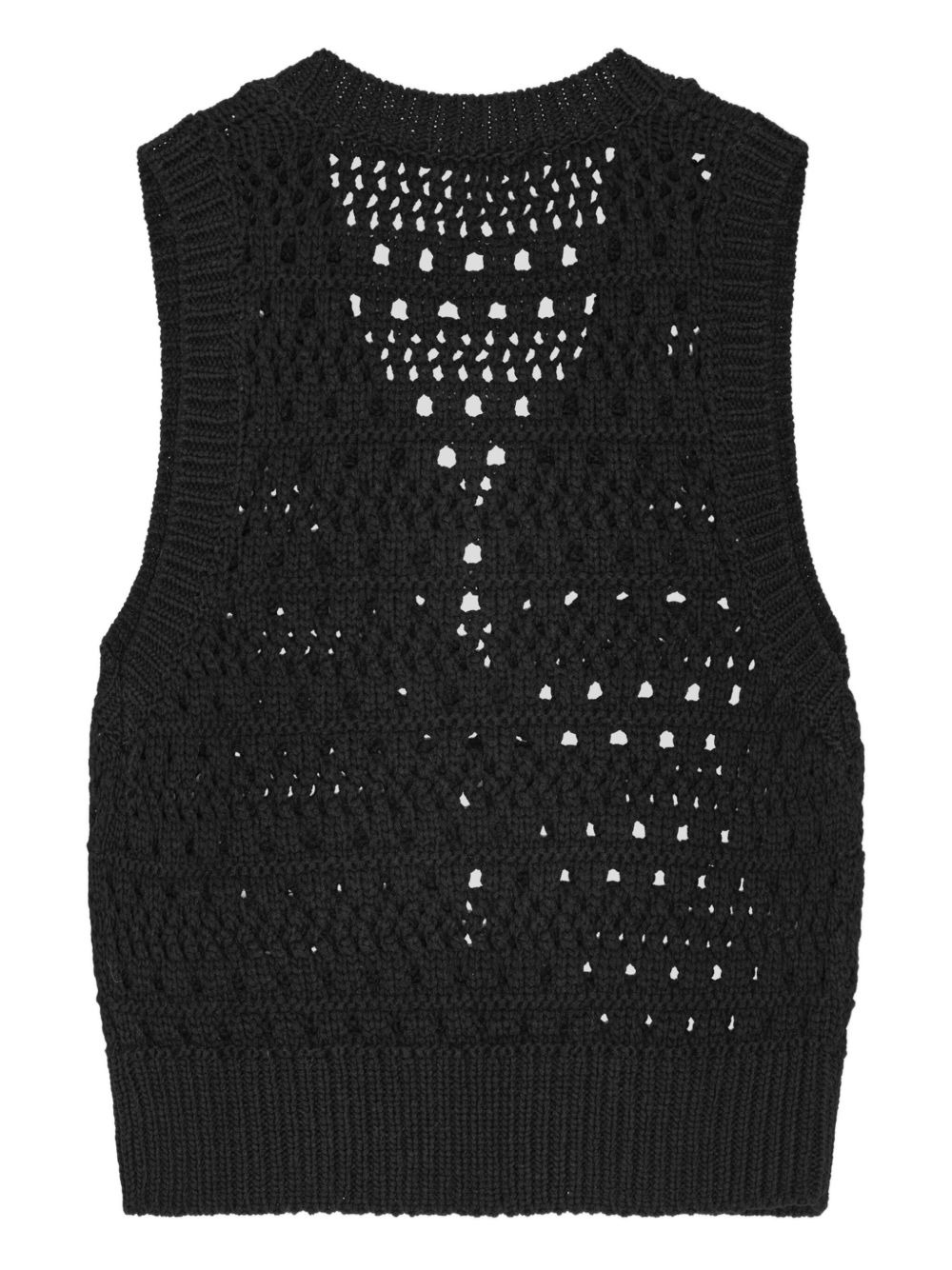 open-knit cardigan - 6