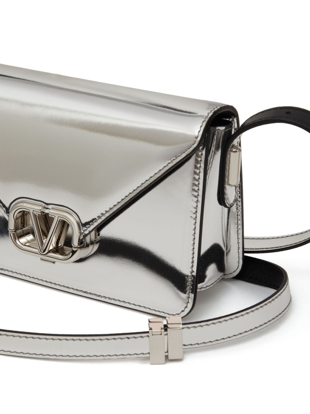 small Letter mirrored shoulder bag - 5