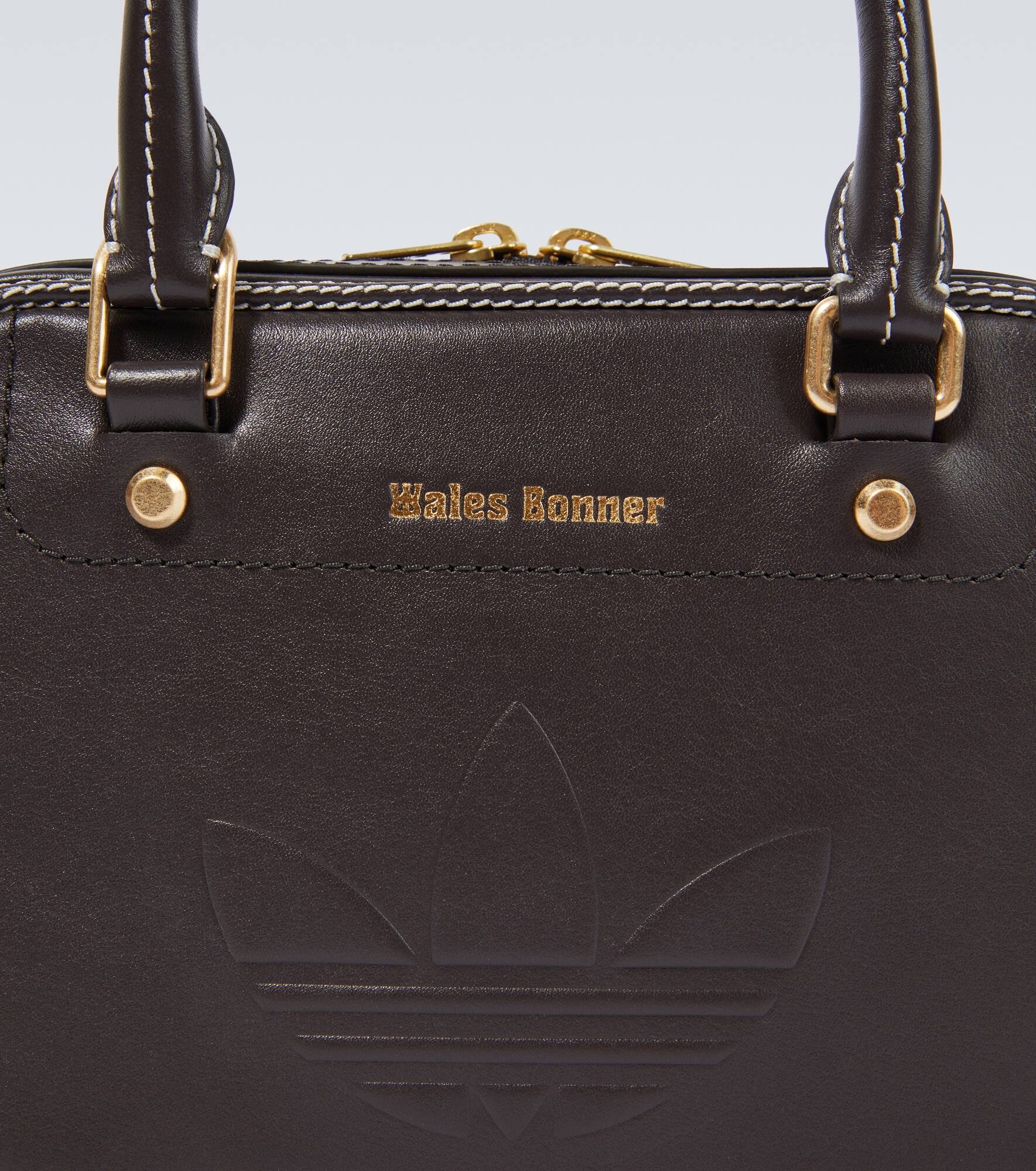 x Wales Bonner Small leather tote bag - 4