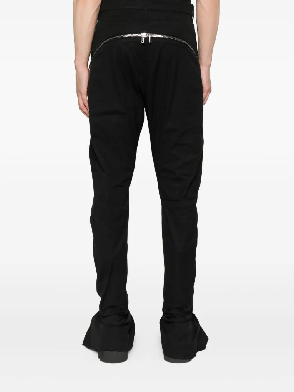 Flared Trousers With Zip - 4