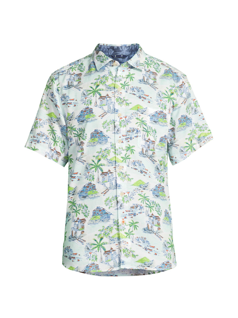 Men's Tortola Paradise Isle Shirt - White 1