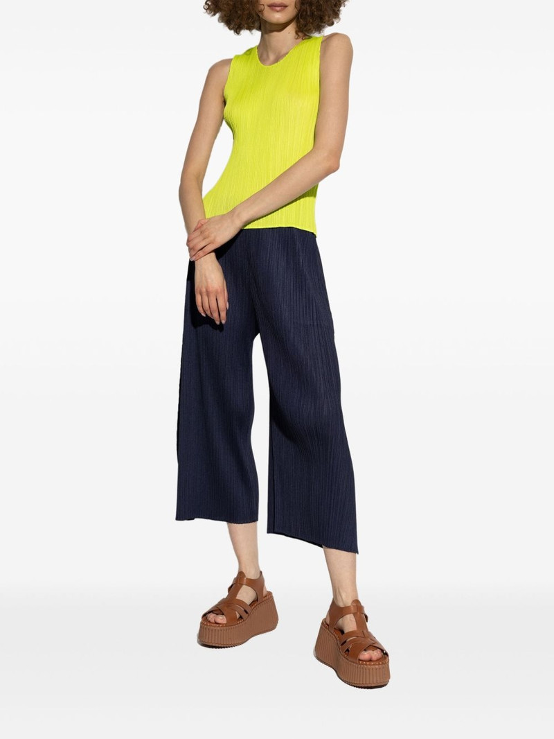 Pleats Please Issey Miyake pleated tank top outlook