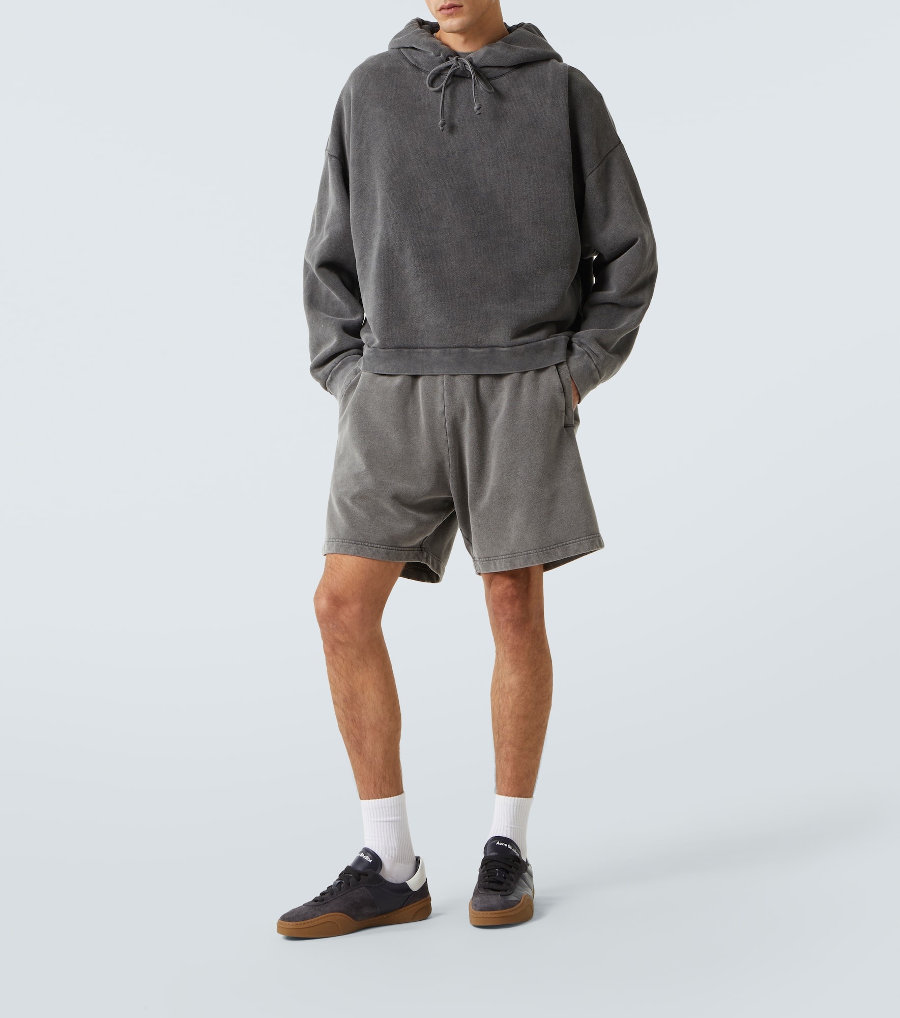 Faded cotton hoodie - 2