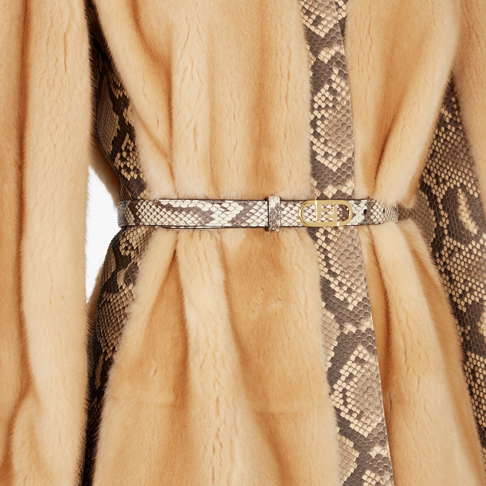 Brown mink jacket - 3