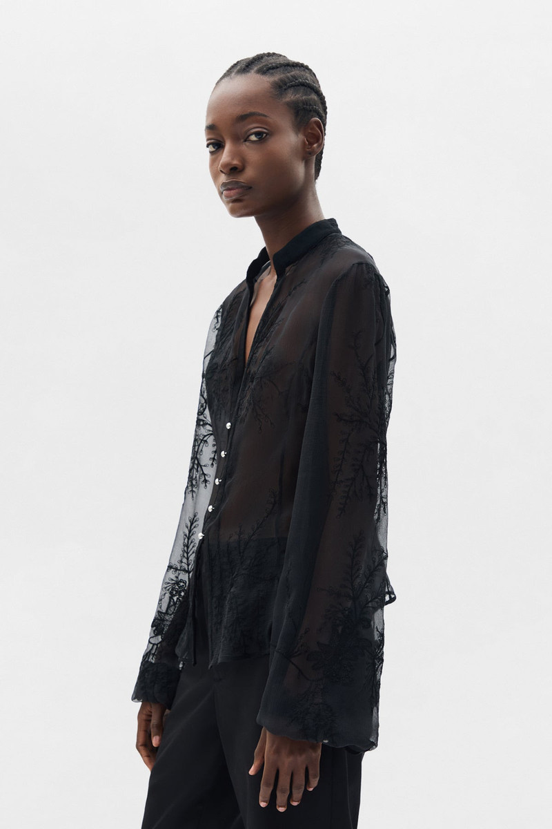 Ann Demeulemeester Rhea Open Front Shirt outlook