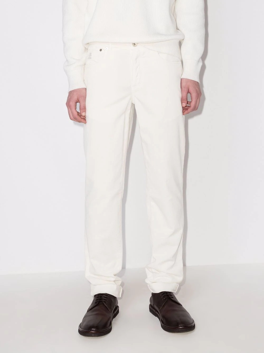 straight-leg corduroy trousers - 2