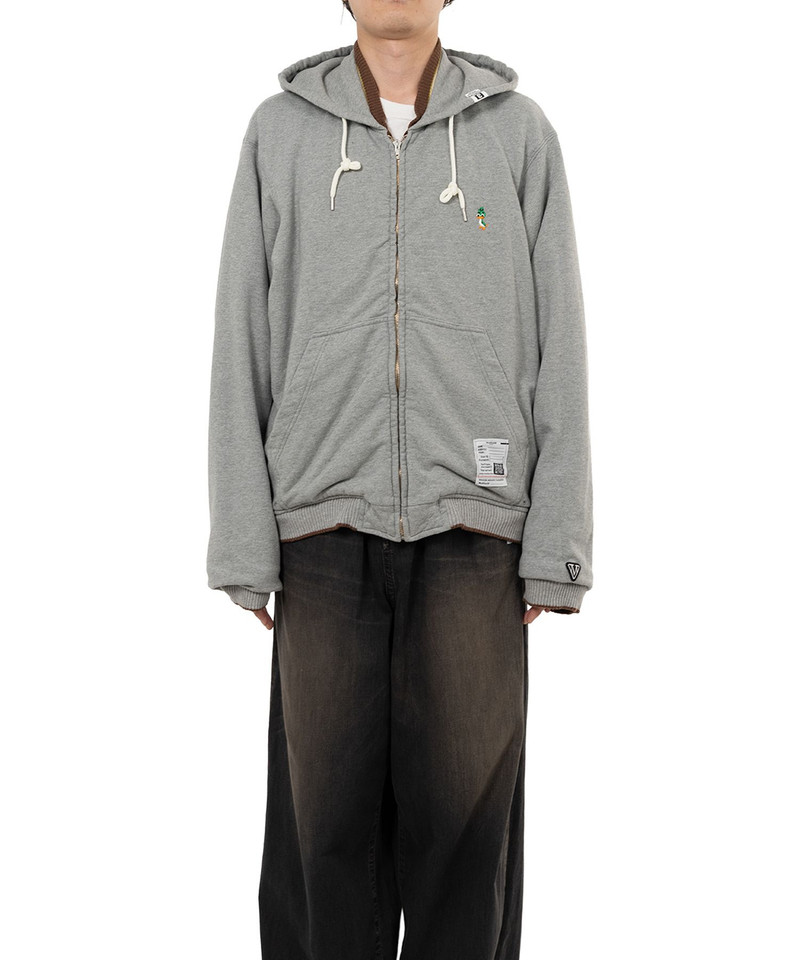 Reversible Hoodie Layered Souvenir Jacket 21