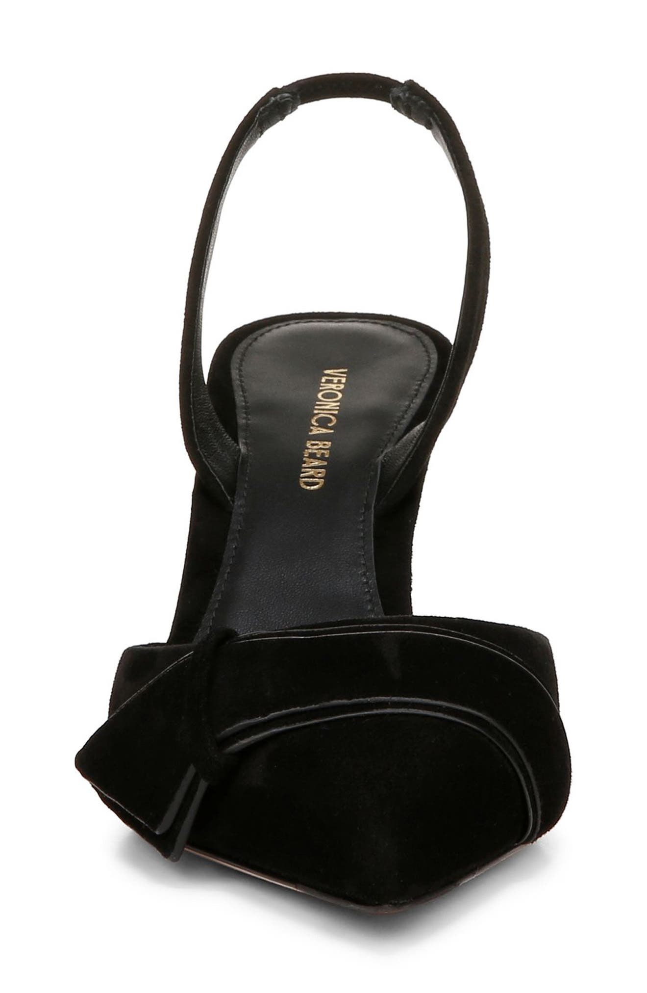 Veronica Beard Lisbeth Slingback Pointed Toe Pump in Black at Nordstrom - 4