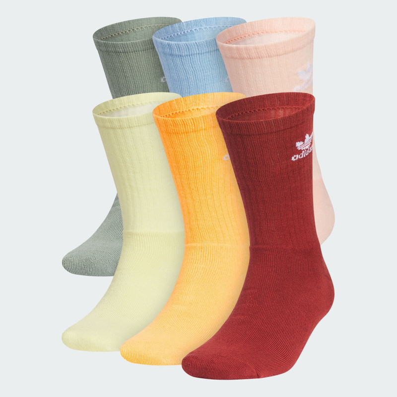 Trefoil Crew Socks 6 Pairs 1