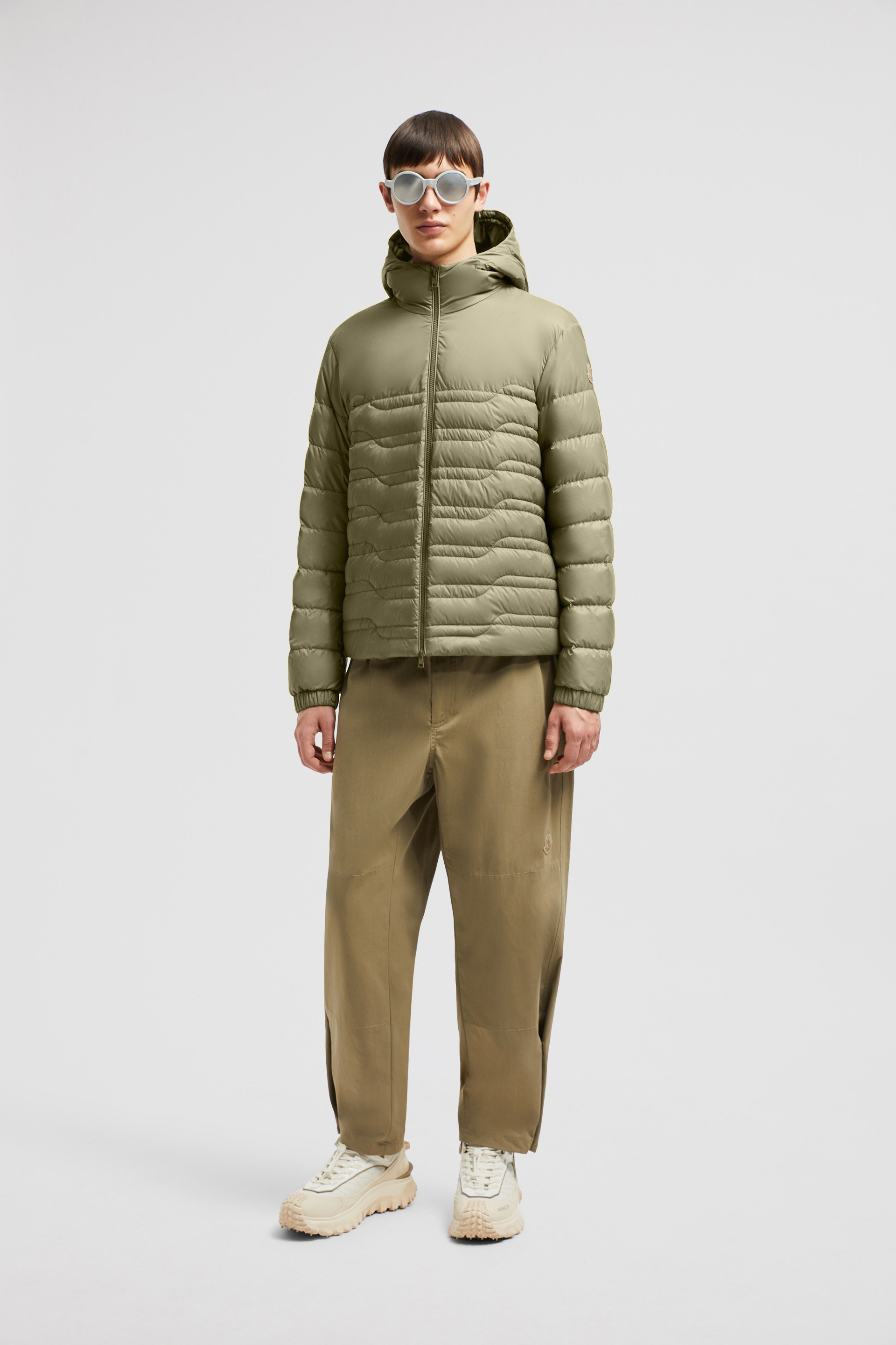 Aleso Hooded Geometric-Quilted Short Down Jacket - 2