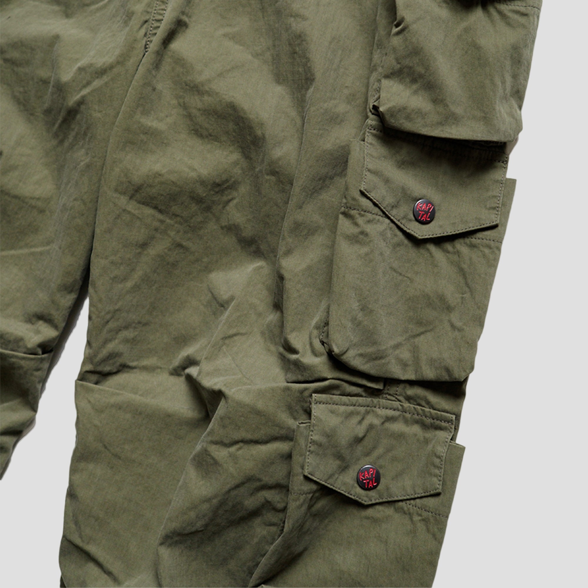 RIP STIOP CARGO OVERALL - OLIVE - 6