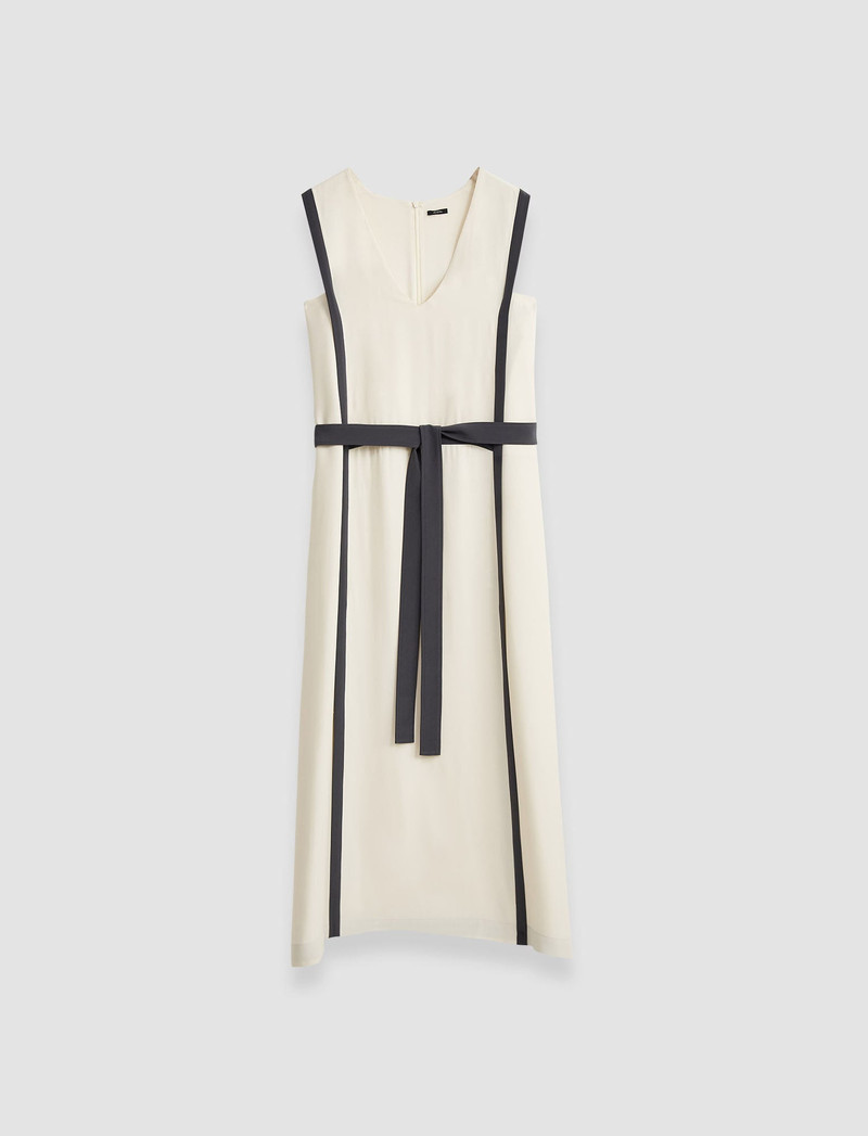 Heavy Silk Crepe Animation Muguet Dress 1