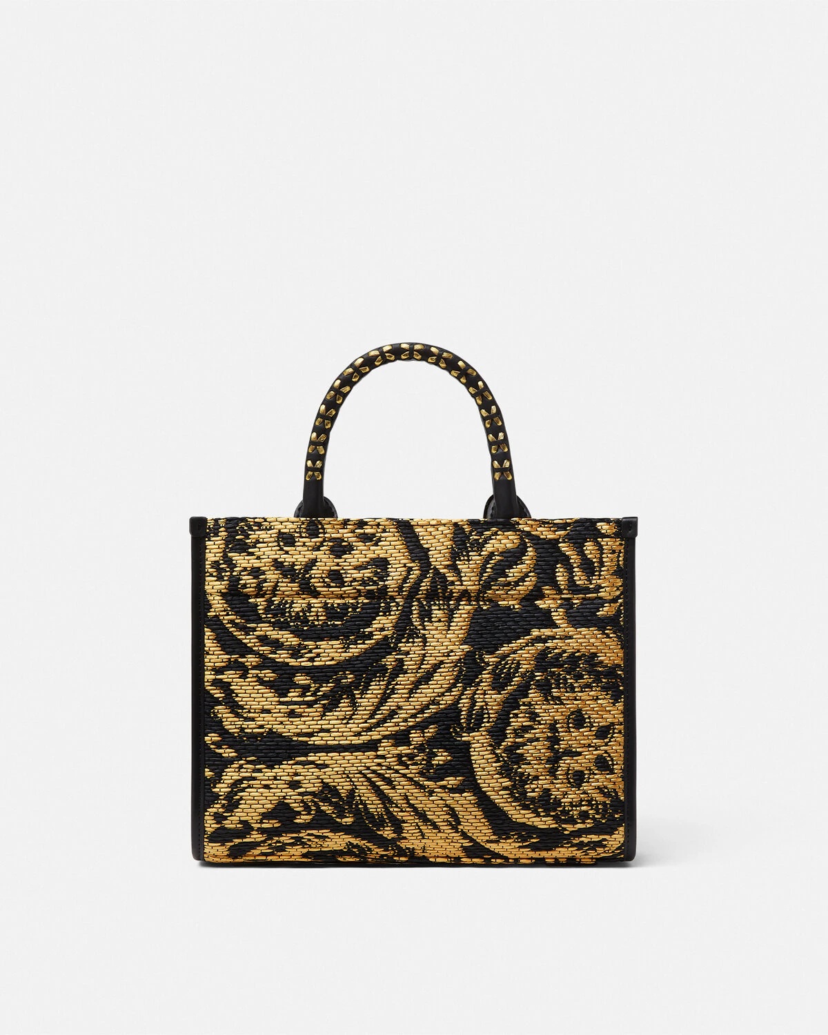Barocco Athena Raffia Small Tote Bag - 7