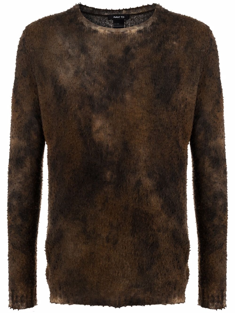 tie-dye merino-cashmere jumper - 1