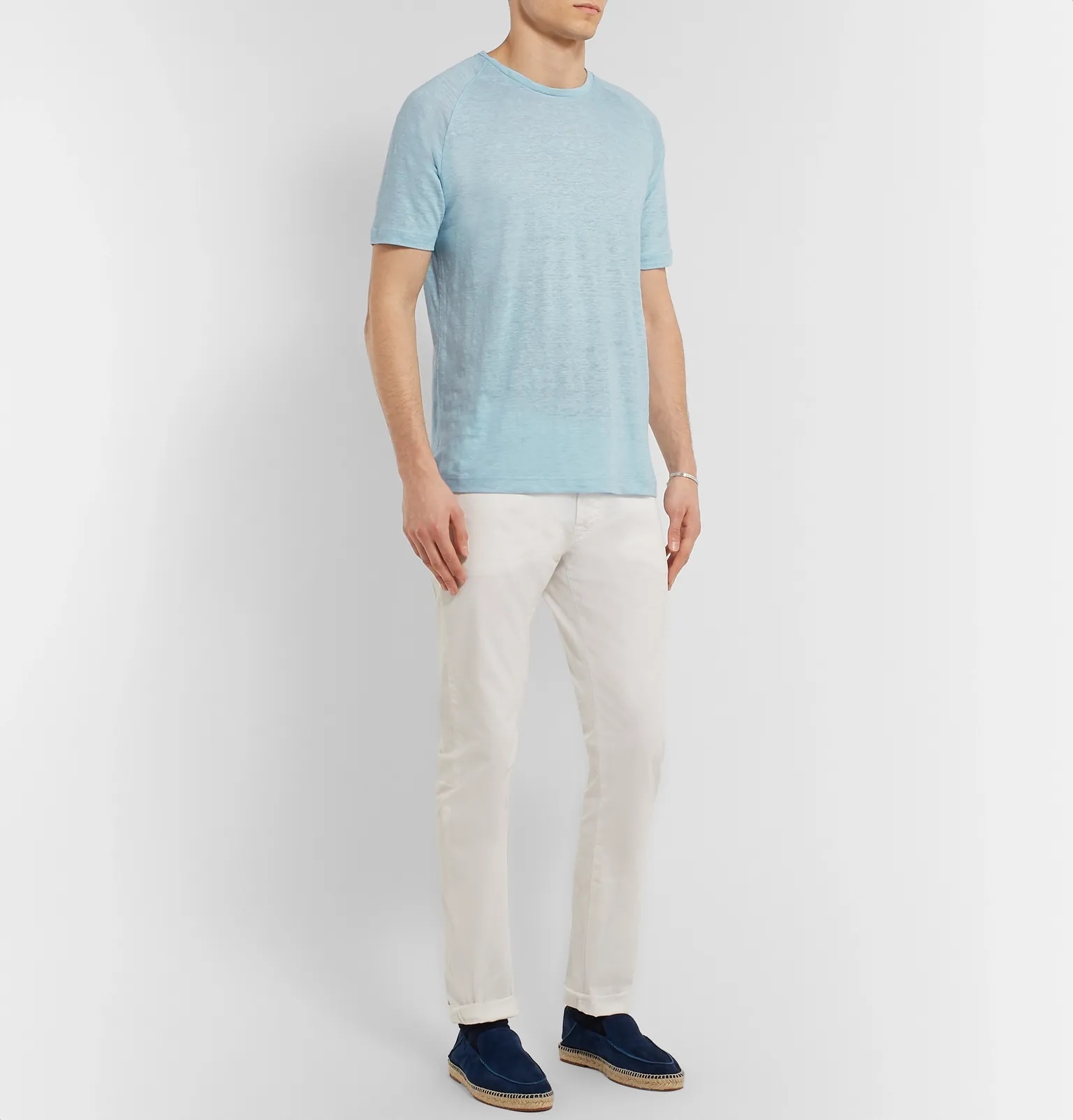 Linen-Jersey T-Shirt - 8