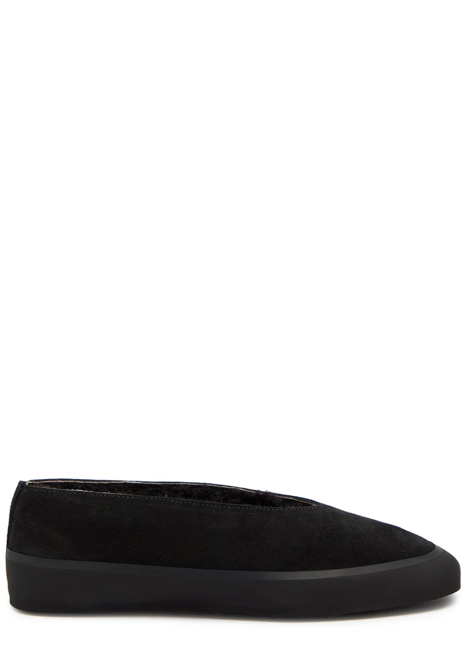LE Monde Beryl Apres Ski Suede Ballet Flats - 1
