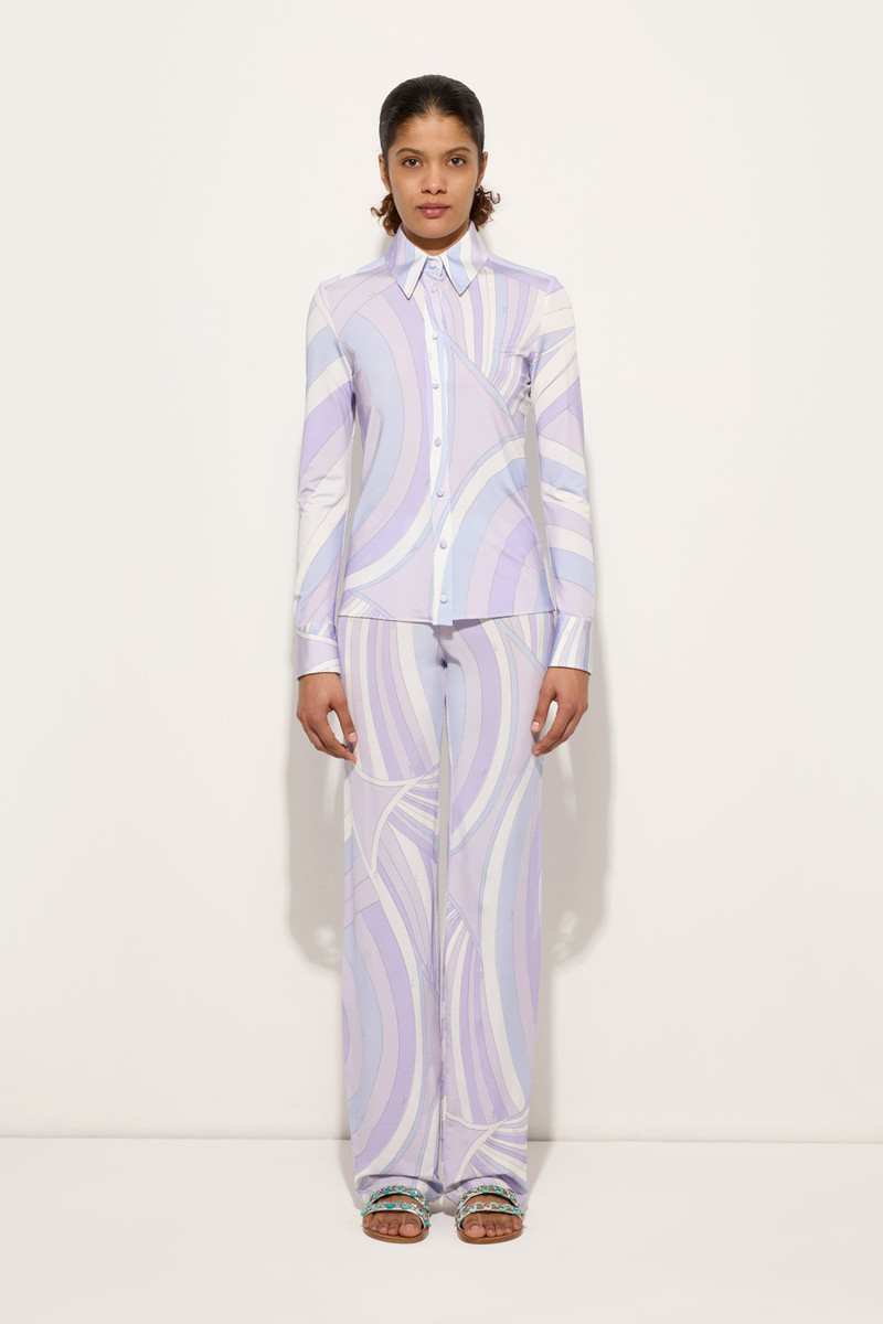 PUCCI IRIDE PRINT STRAIGHT TROUSERS outlook