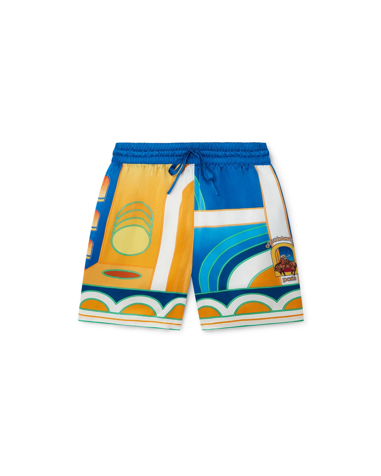 Paysage Silk Shorts | Casablanca Paris - 1