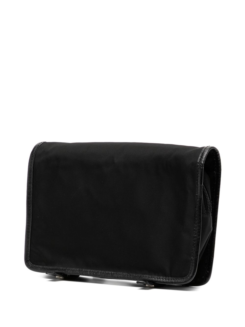 triangle-logo wash bag - 2