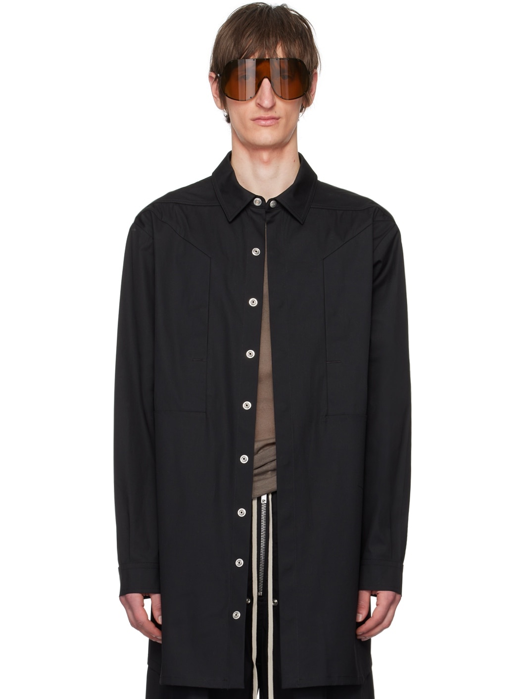 Black Jumbo Fogpocket Shirt - 1