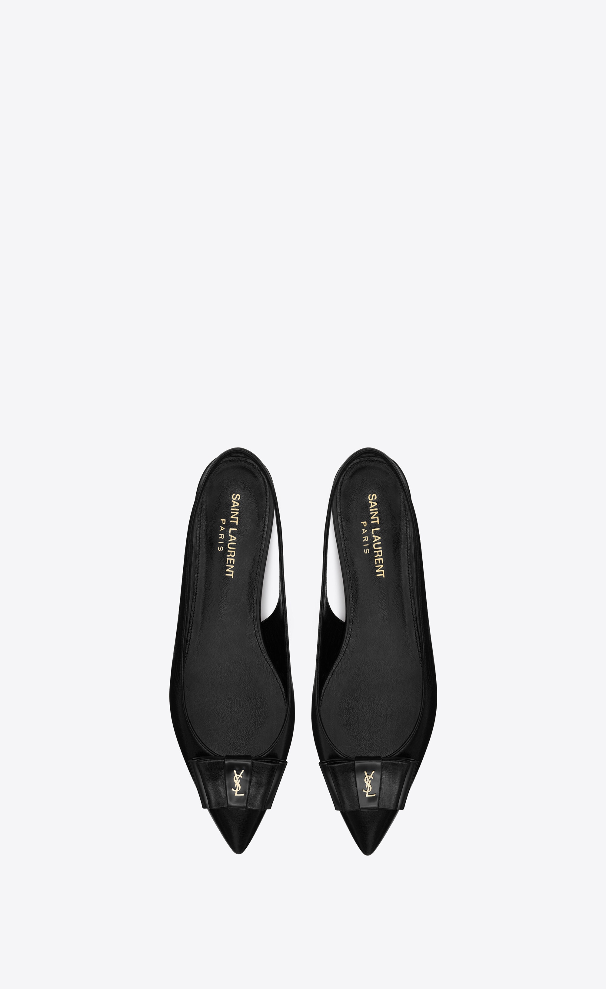 anaïs slingback flats in smooth and patent leather - 2