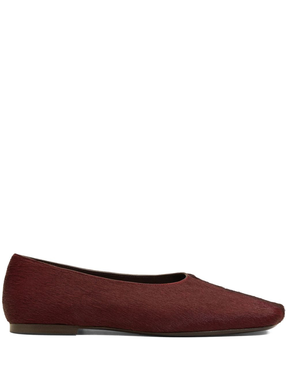 two-tone leather ballet flats - 1