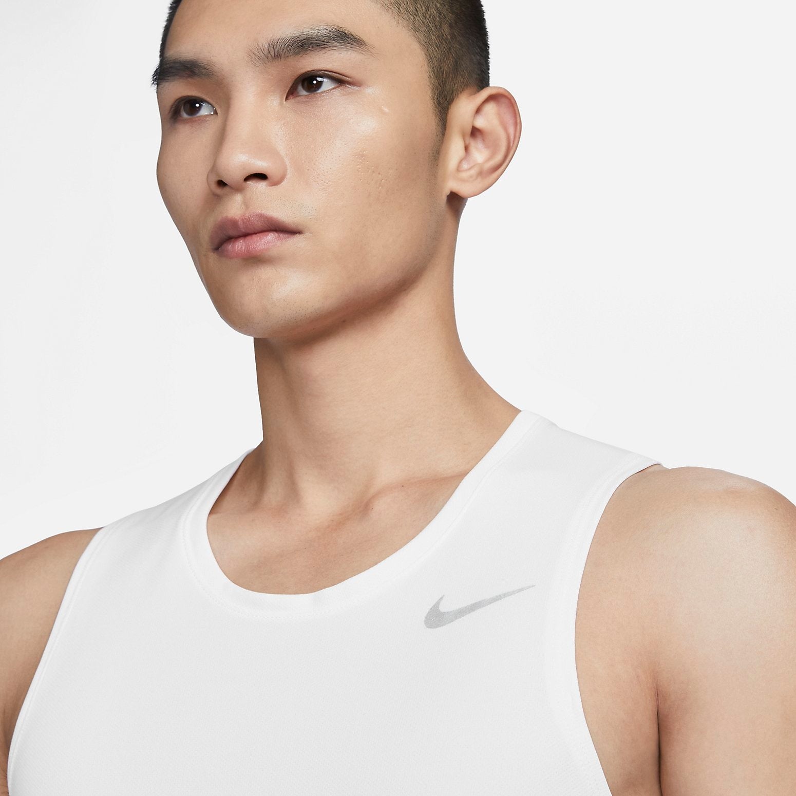 Nike Dri-Fit Miler Running Vest 'White' DV9322-100 - 2