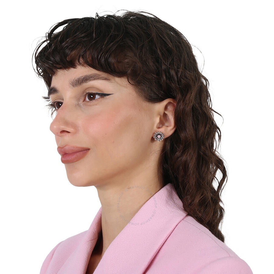 Gucci Double G flower stud earrings - 2