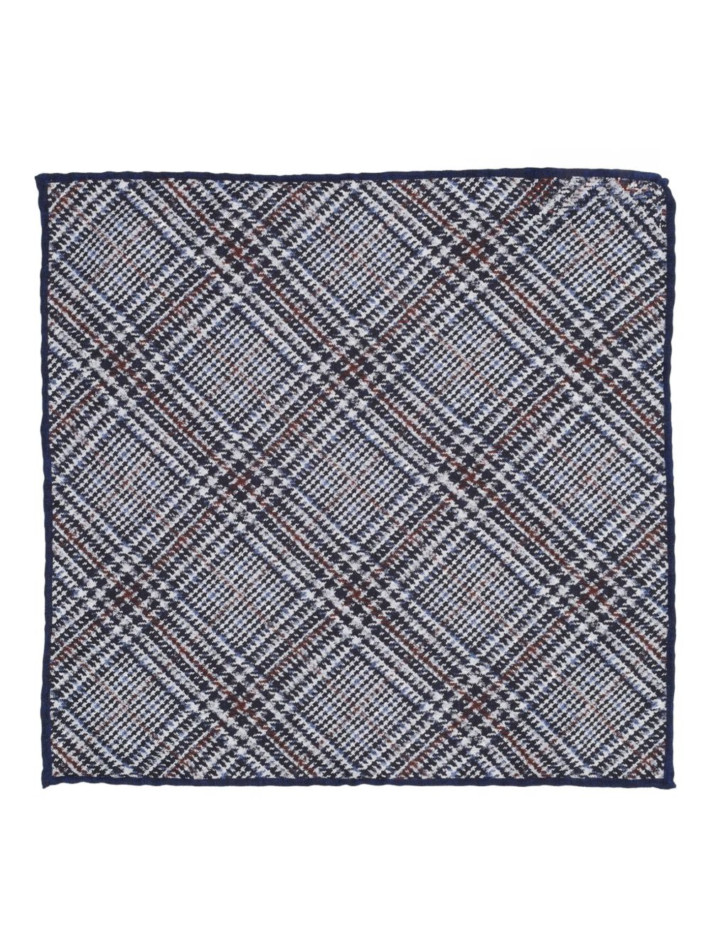 Prince Wales motif pocket square - 2