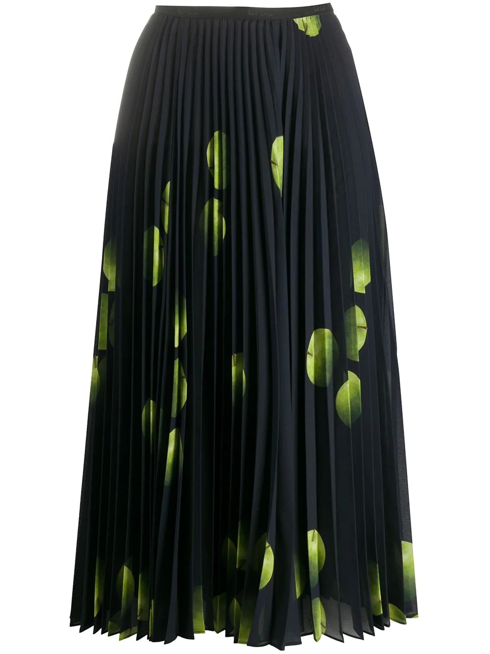 Green Apple pleated skirt - 1