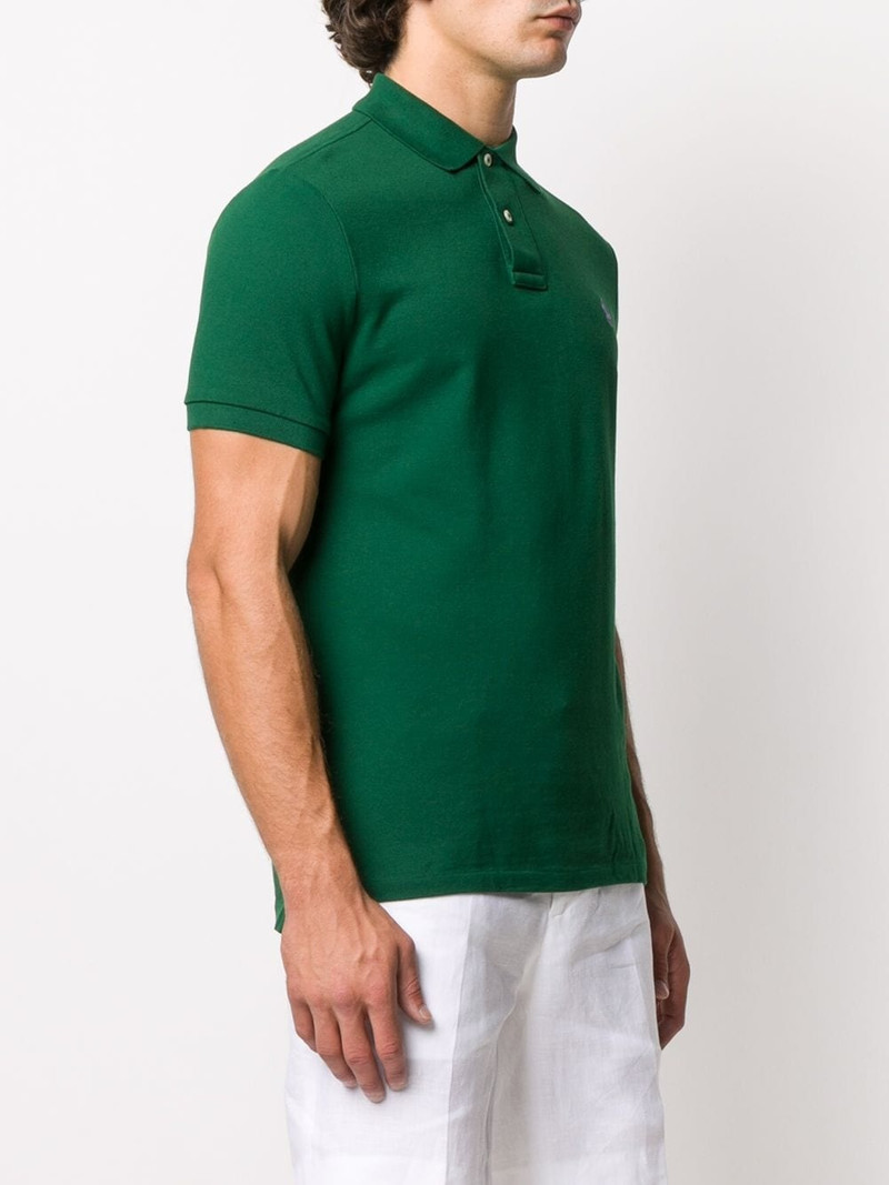 embroidered logo polo shirt 3