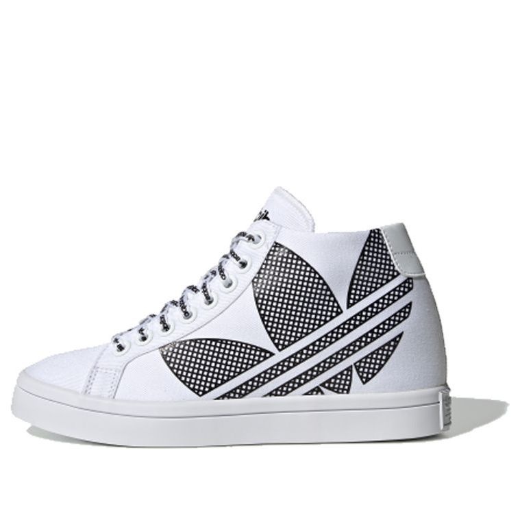 (WMNS) adidas originals Courtvantage Heel Logo White FU6820 - 1