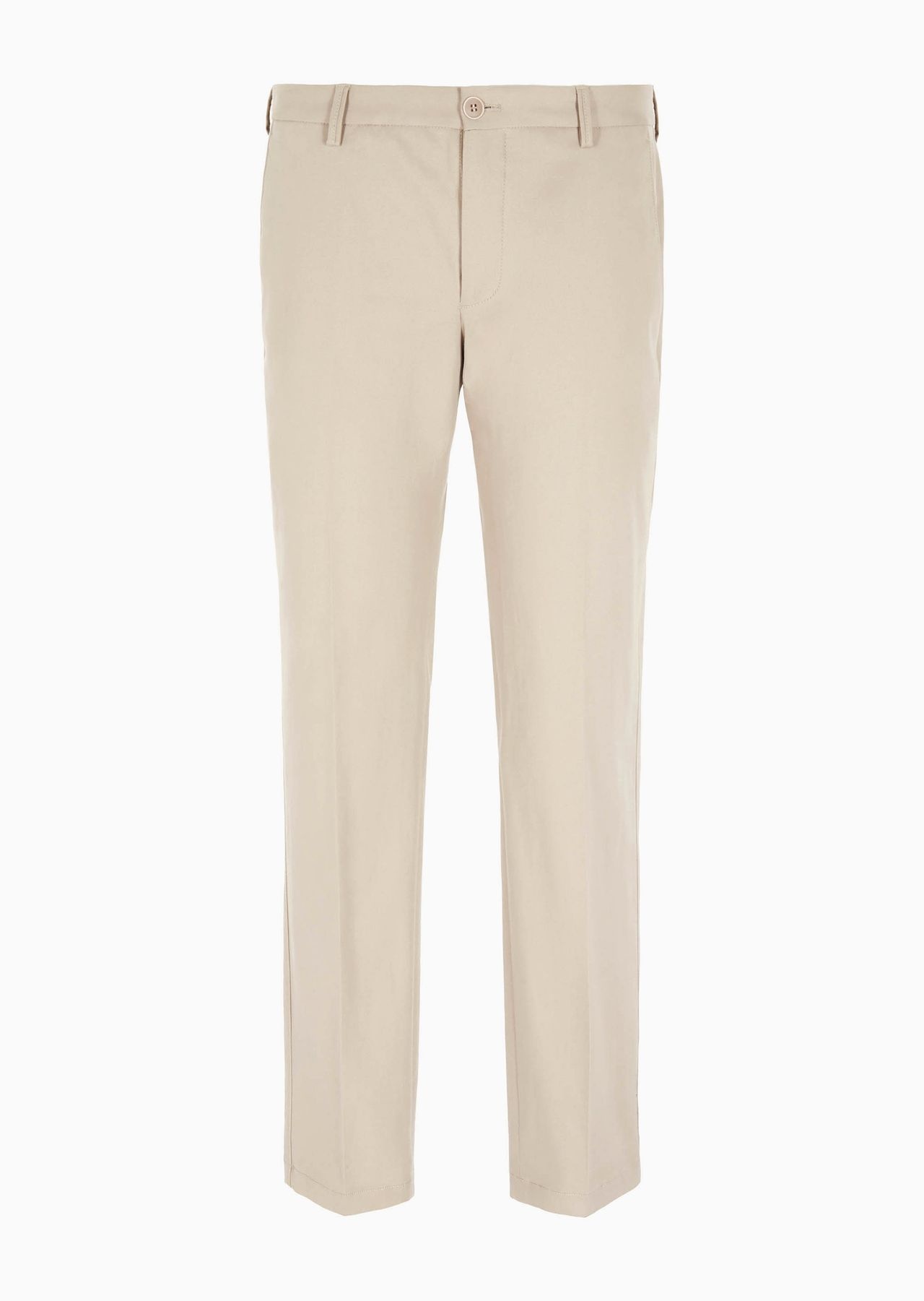 Stretch cashmere and cotton trousers - 1