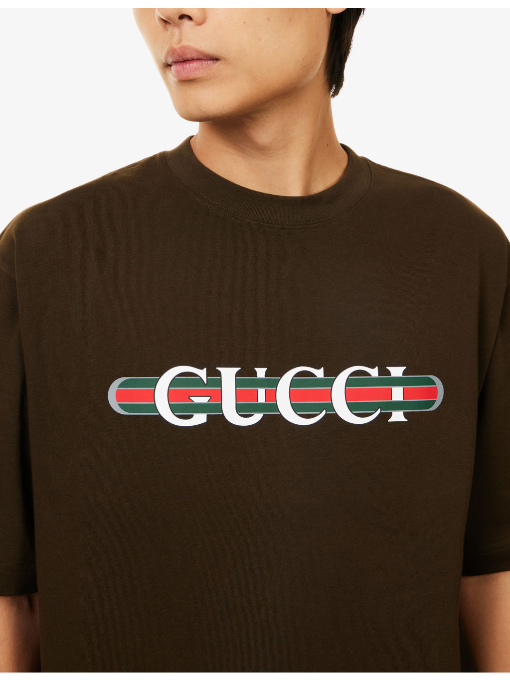 Logo-Print Crewneck Cotton T-Shirt - 5