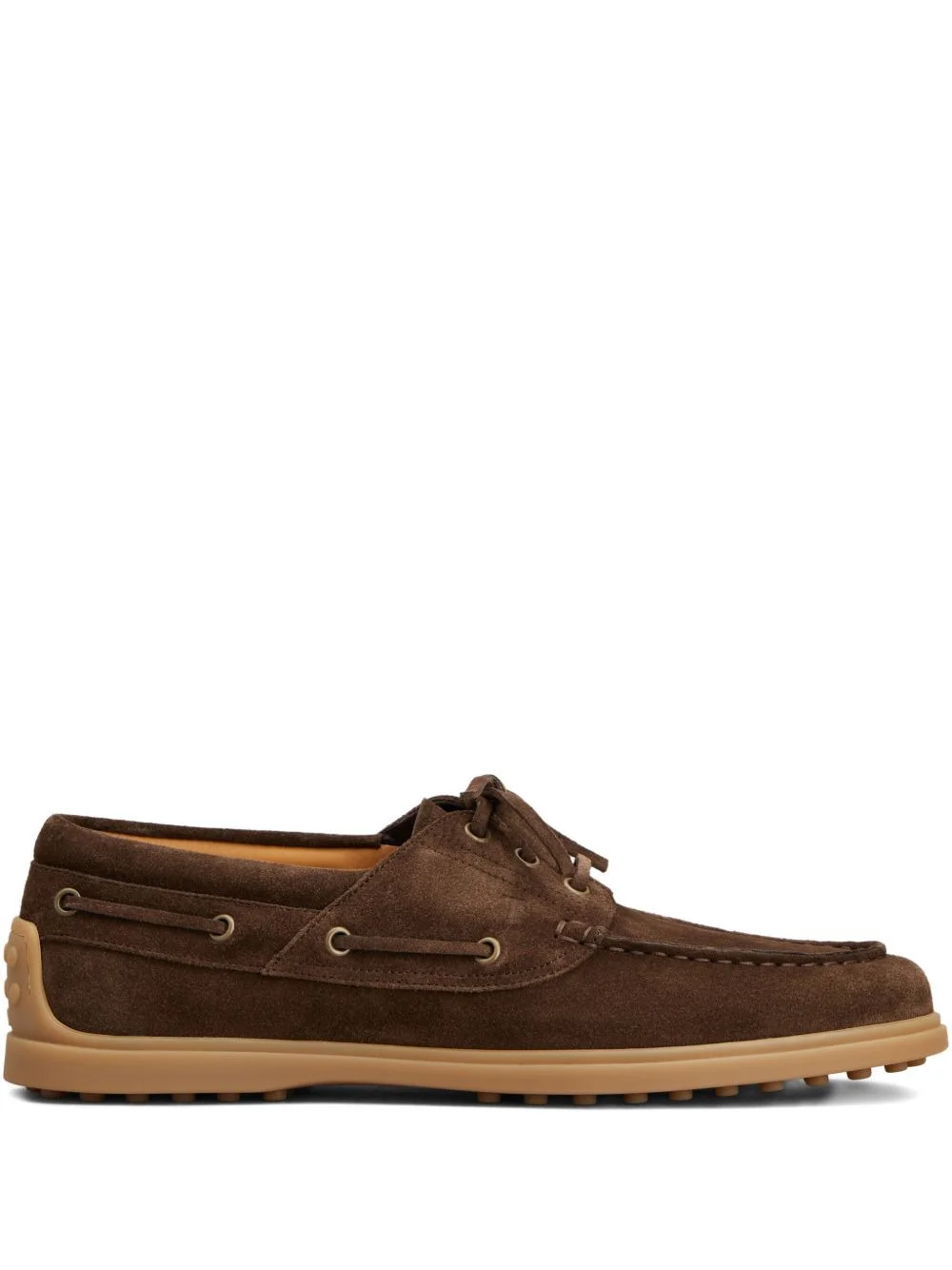 laced boat shoes - 1