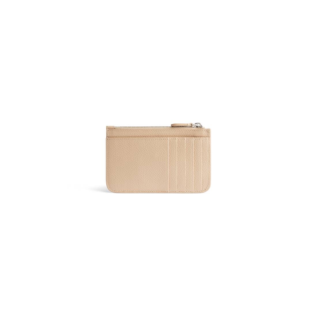 Women's Cash Large Long Coin And Card Holder in Beige/black - 2