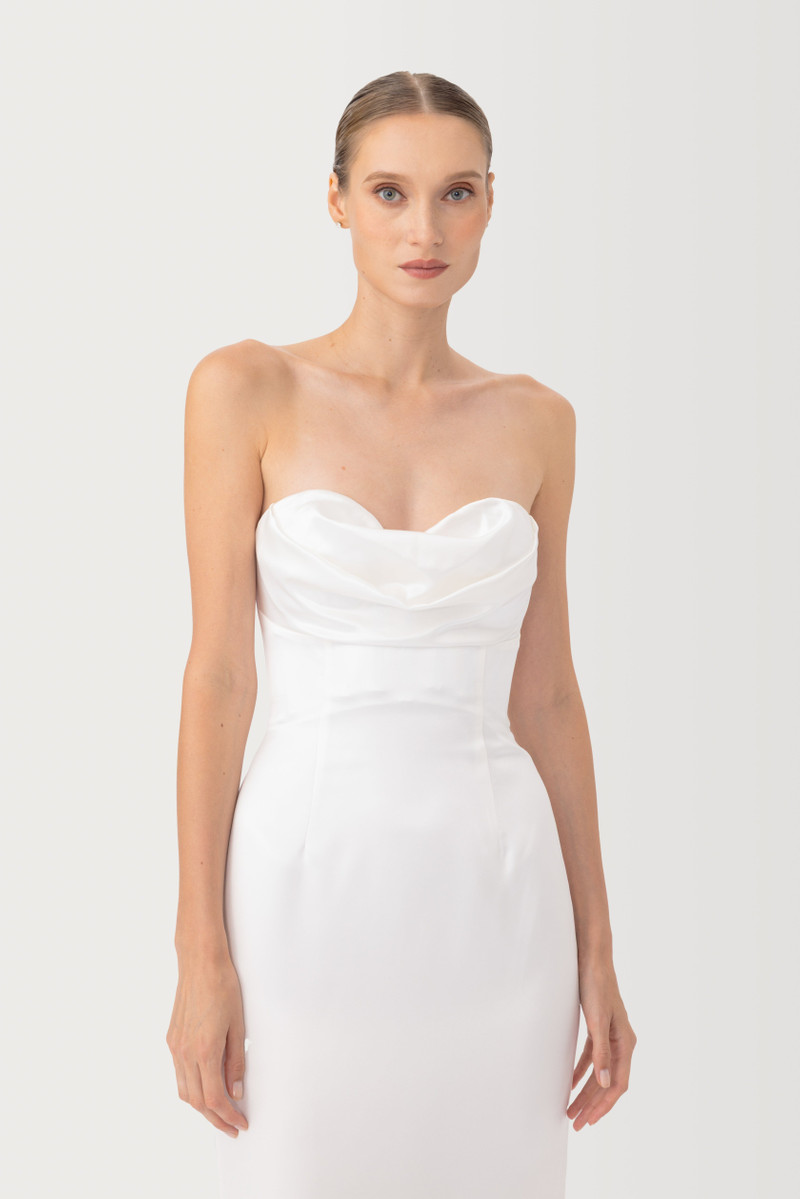 SAU LEE RIANNE SATIN GOWN outlook