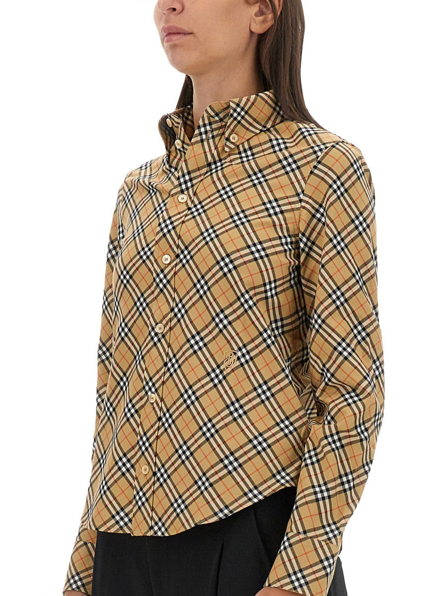 Burberry Women Cotton Check Shirt - 4