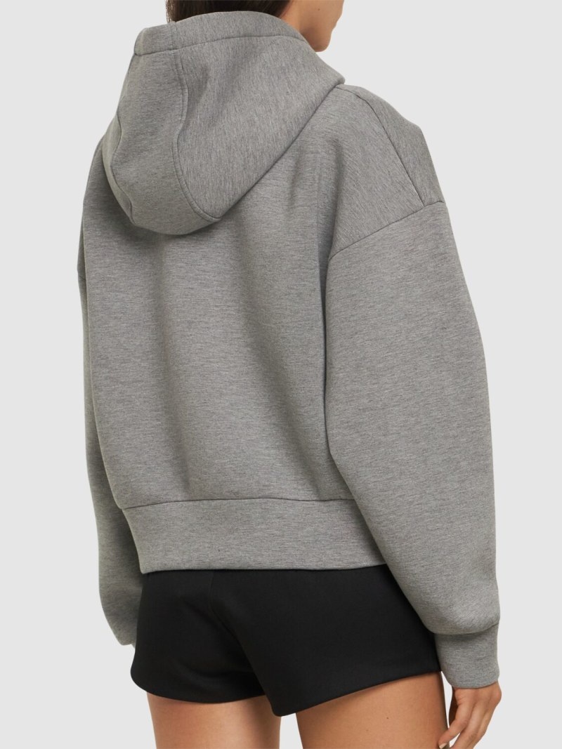 Stretch viscose hoodie - 3