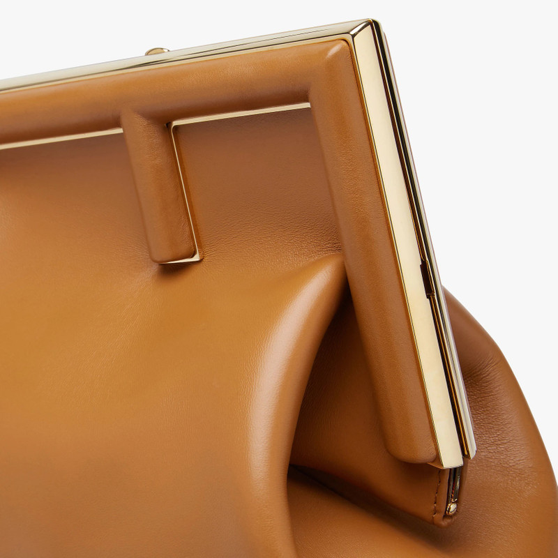 Brown leather bag 5