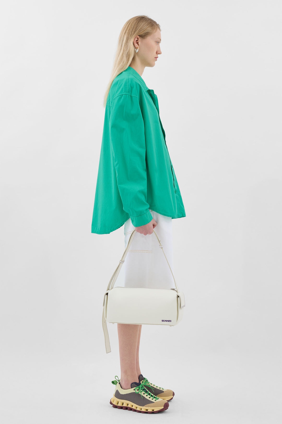 OVER SHIRT / peacock green - 4
