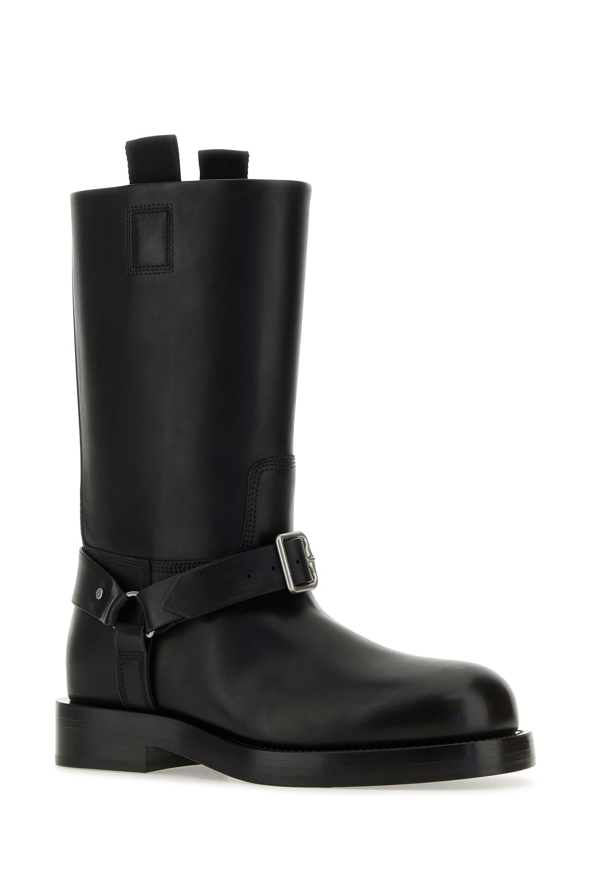 Black leather ankle boots - 2