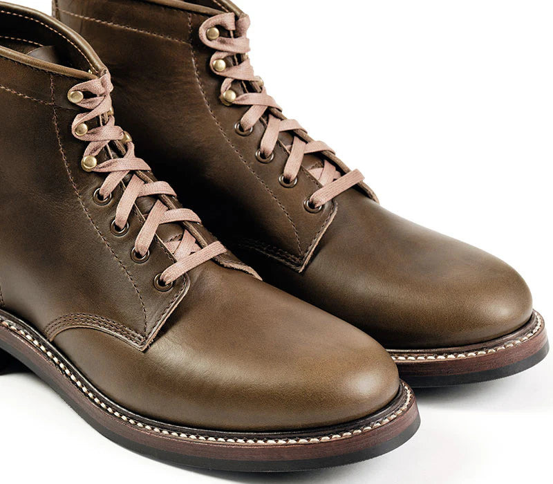 LK-040 El Capitan Horween CXL Leather Dark Olive - 8
