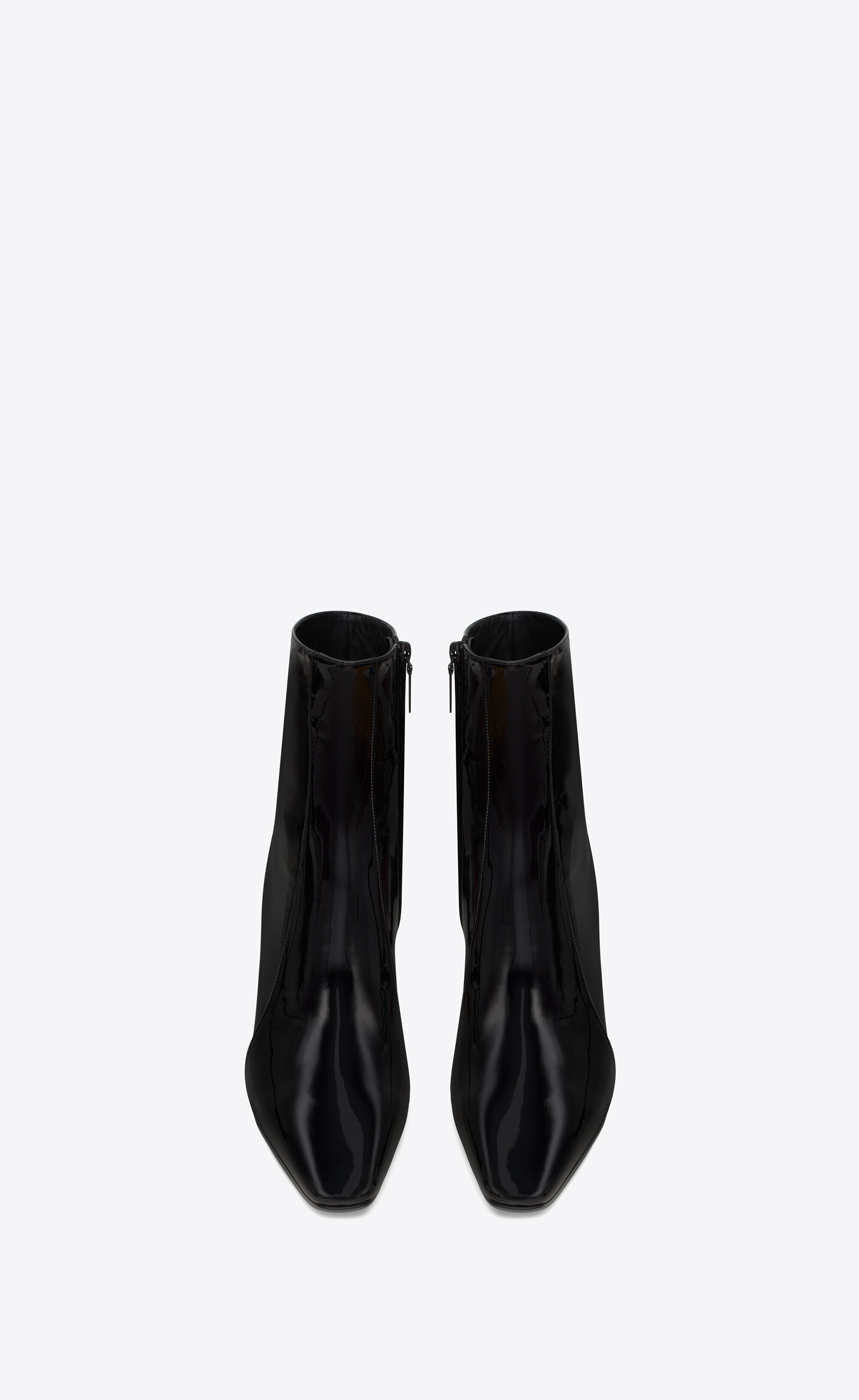 rainer zipped boots in patent leather - 2