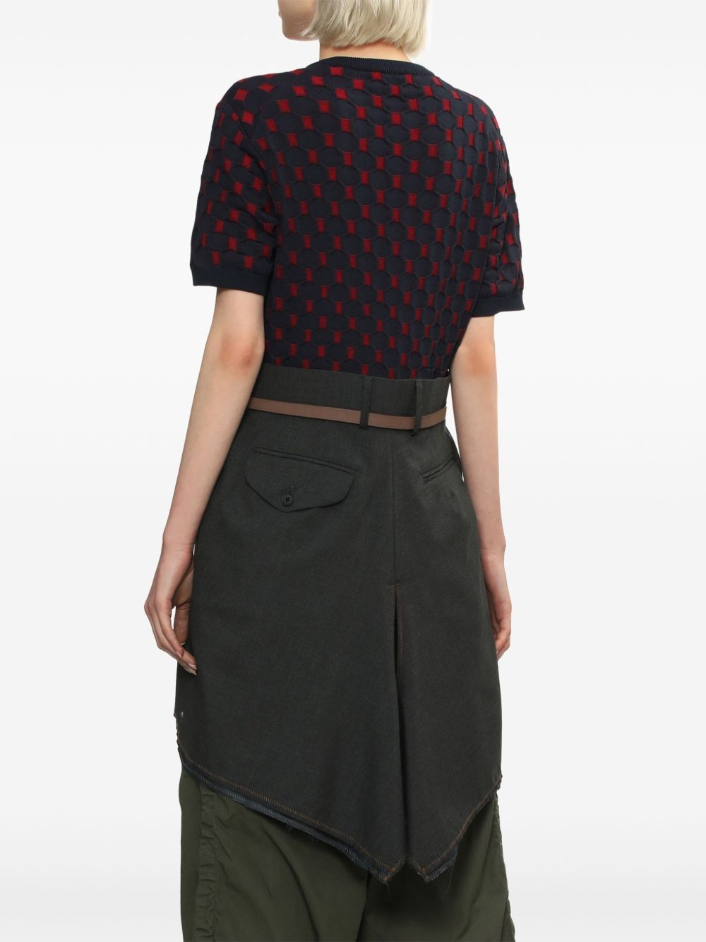 panelled tunic top - 4
