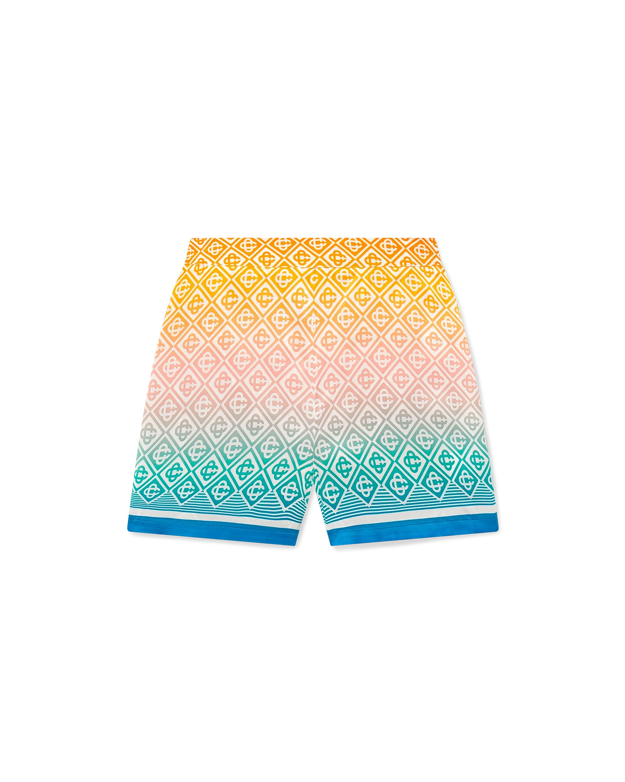 Gradient Monogram Silk Tailored Shorts - 1
