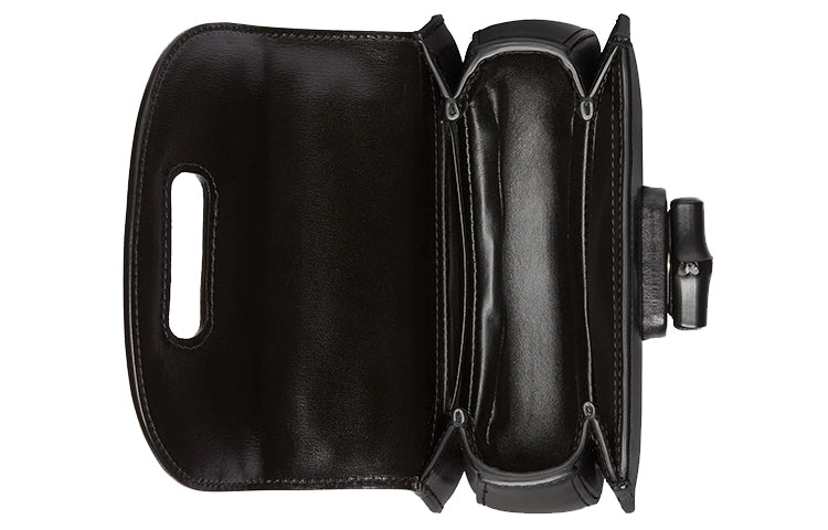 (WMNS) Gucci Bamboo 1947 Mini Top Handle Bag 'Black' 686864-10ODP-1060 - 5