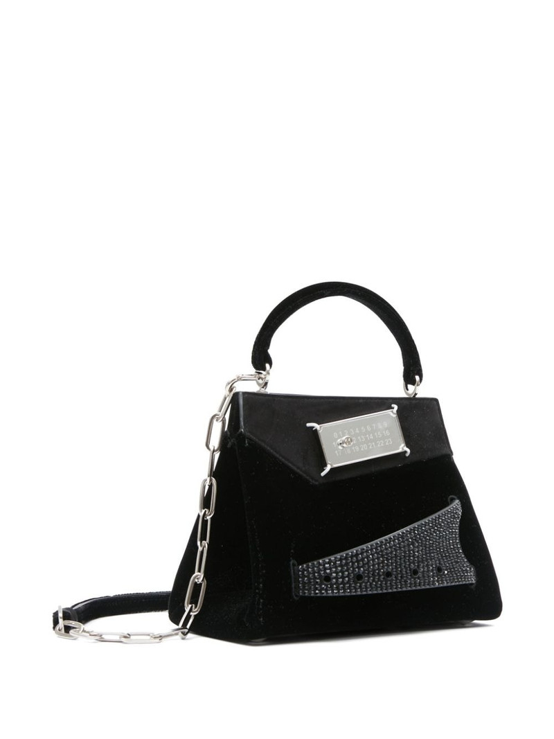 small Snatched suede tote bag 5