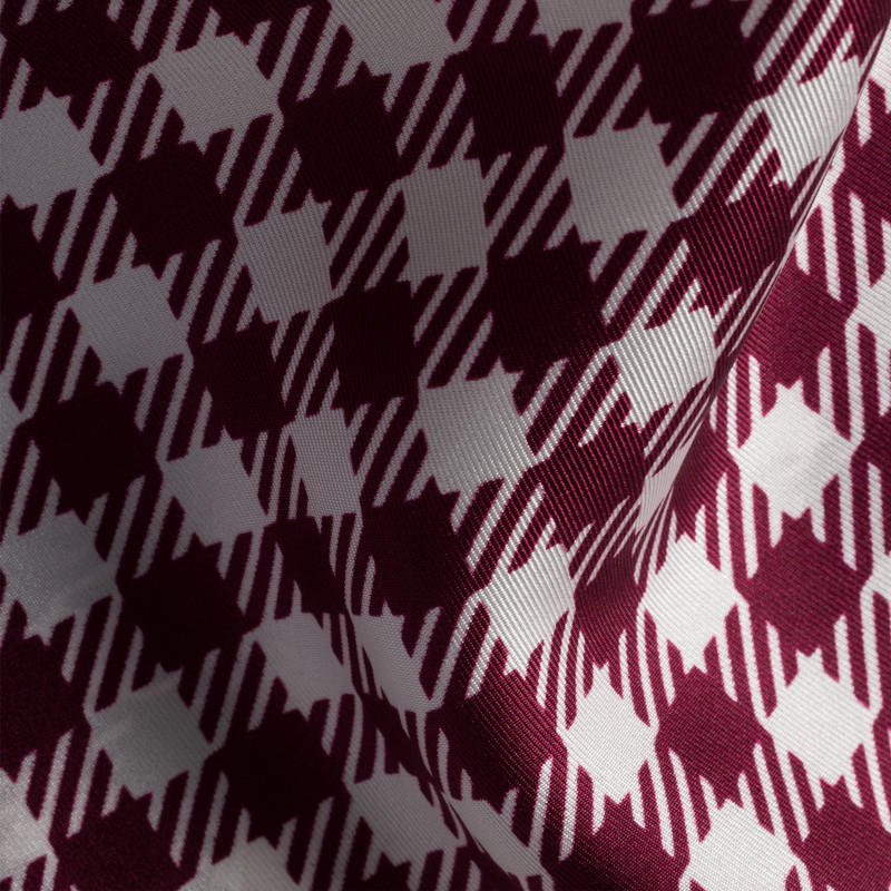 Miu Miu Printed silk twill scarf outlook