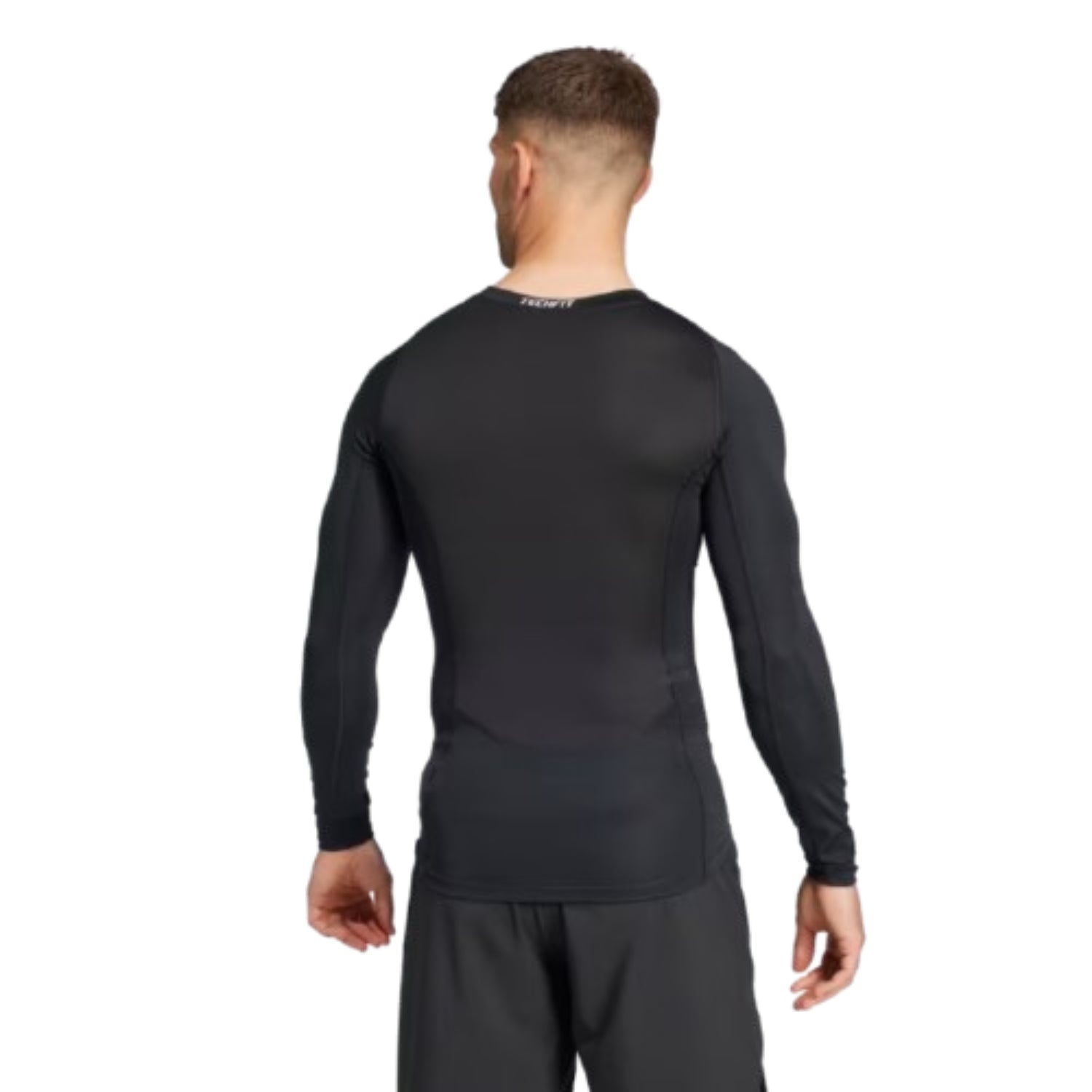 adidas Techfit Compression Training Long Sleeve T-Shirt 'Black' JE6702 - 3